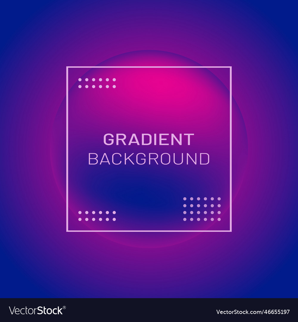 Template with abstract gradient shapes vector image Template with abstract gradient shapes