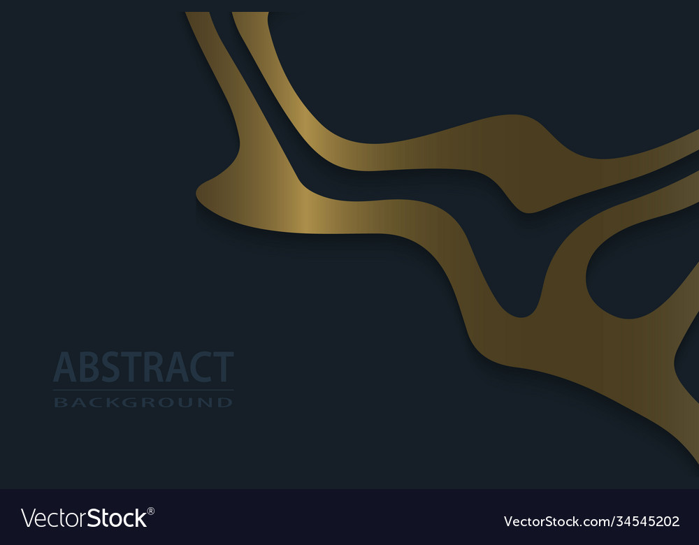 Geometrische Schnitt Papier Luxus Hintergrund mit Gold vector image Geometrische Schnitt Papier Luxus Hintergrund mit Gold