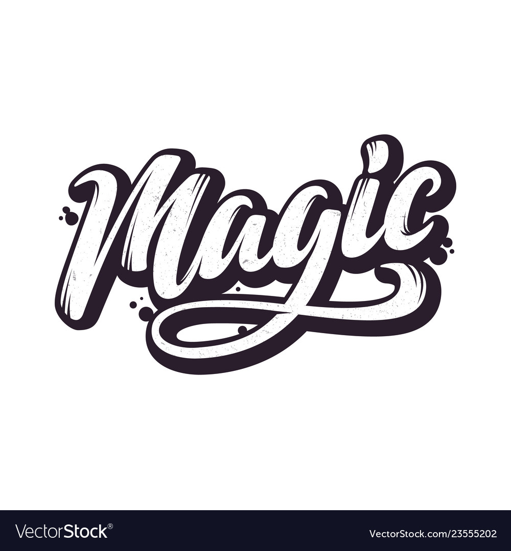 Hand Drawn Magic Lettering