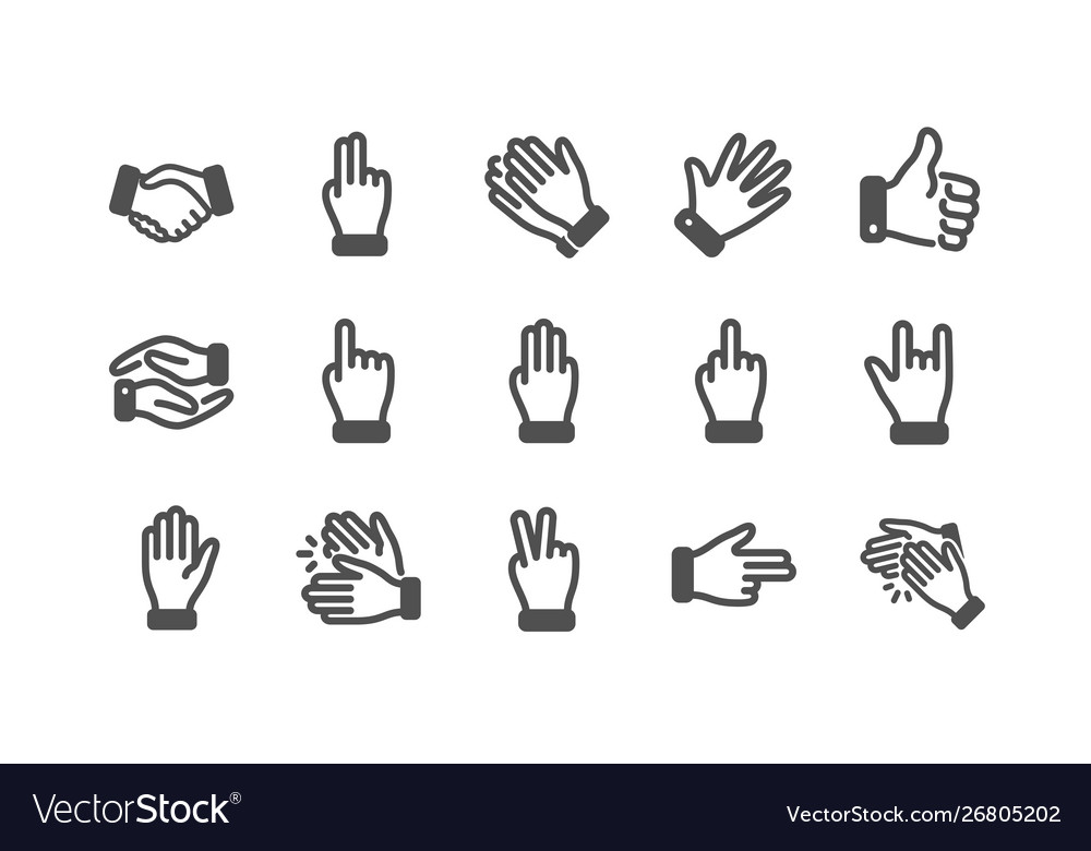 Hand shake - Free hands and gestures icons