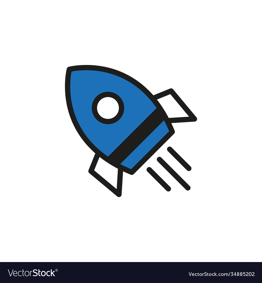 Icon rocket simple