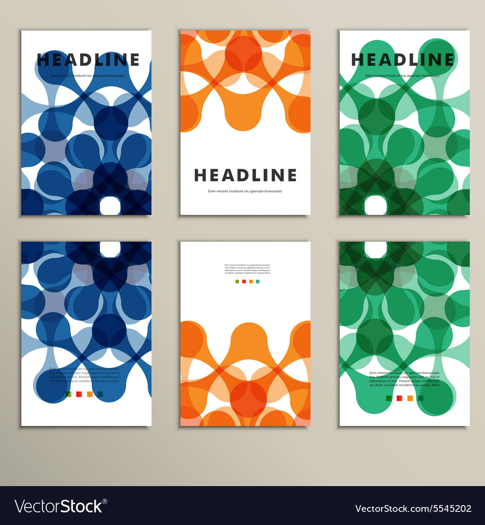 Pattern with abstract figures for design