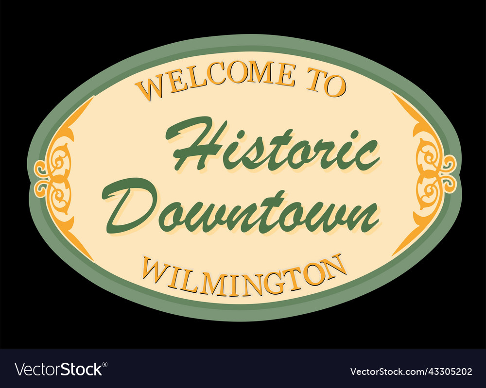 Wilmington north carolina with best quality Vector Image