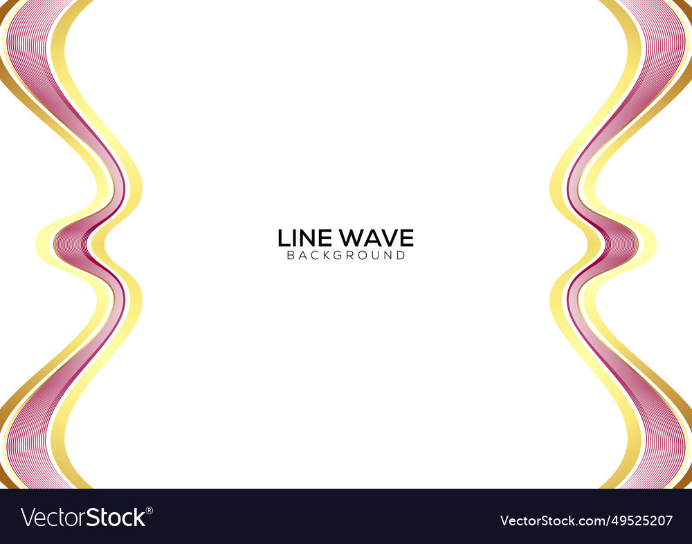 Abstract elegant background with flowing lines vector image Abstract elegant background with flowing lines
