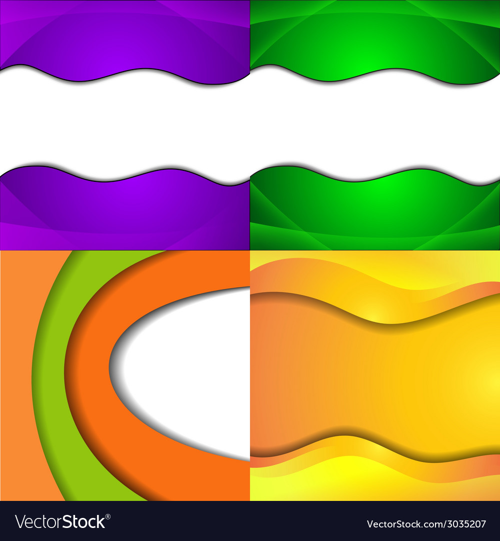 Big set of soft colored abstract background