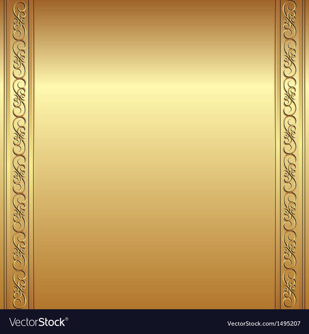 Golden Background Royalty Free Vector Image Vectorstock