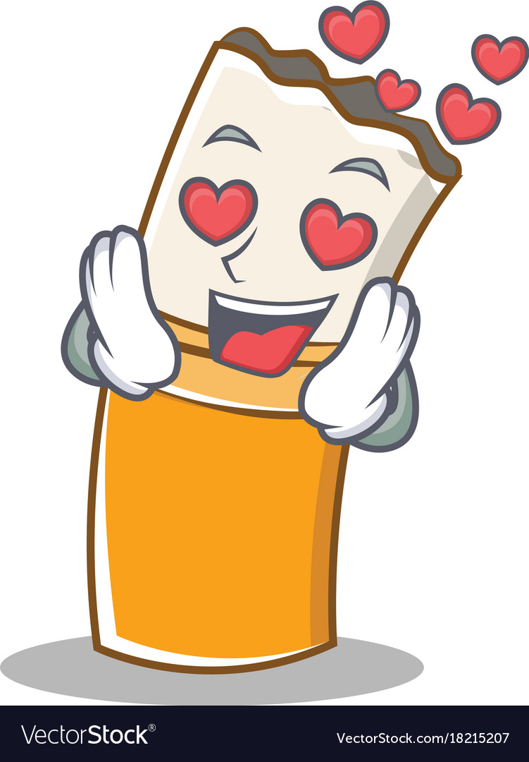 in love cigarette character