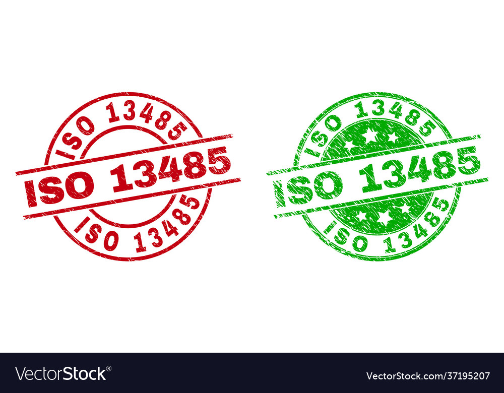 Iso 13485 round seals using unclean texture