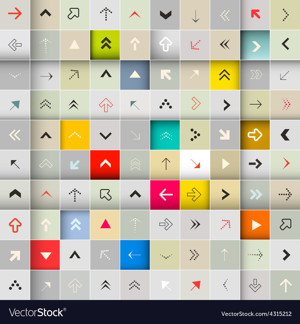 Abstract arrows in squares seamless background
