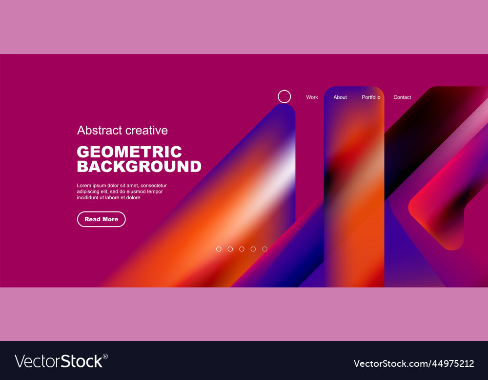 Abstract trendy geometric patterns poster Vector Image