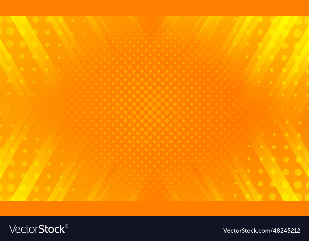Abstract yellow dots background with vector image Abstract yellow dots background with