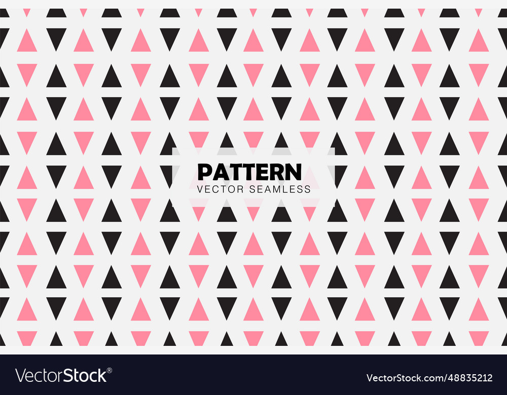 Black and pink triangles shape pattern