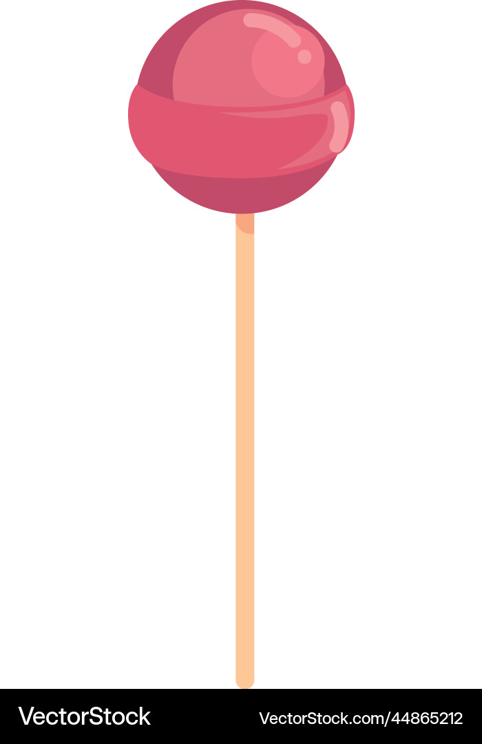 Candy on stick Royalty Free Vector Image - VectorStock