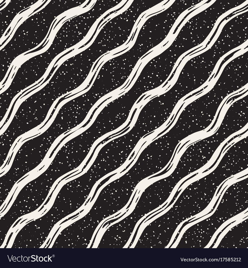 Decorative seamless pattern with doodle lines