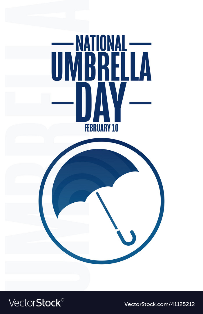 National umbrella day february 10 holiday