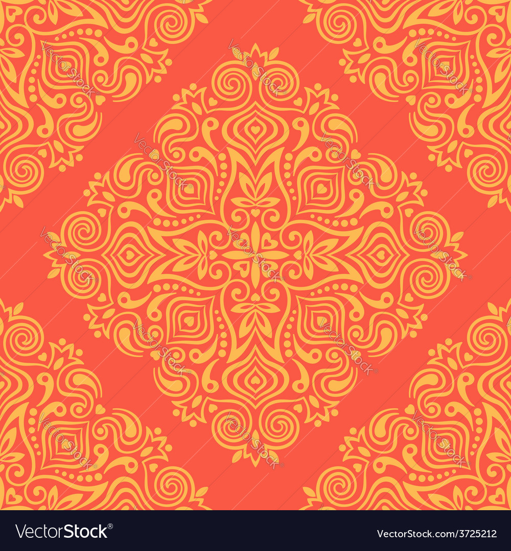 Seamless background with abstract ethnic pattern Vector Image