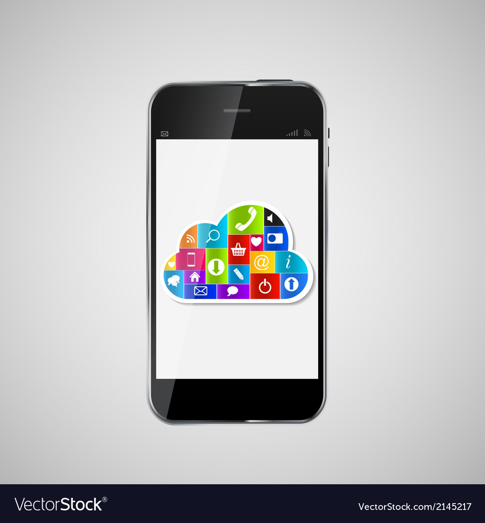 Cloud computing concept