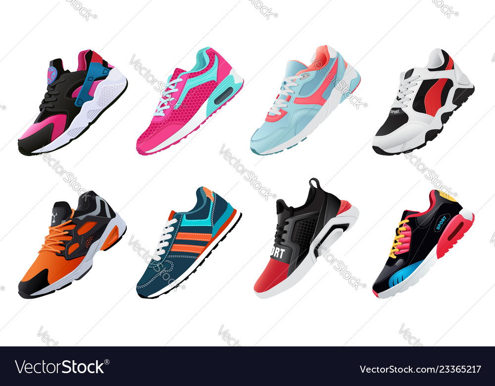 on training shoes