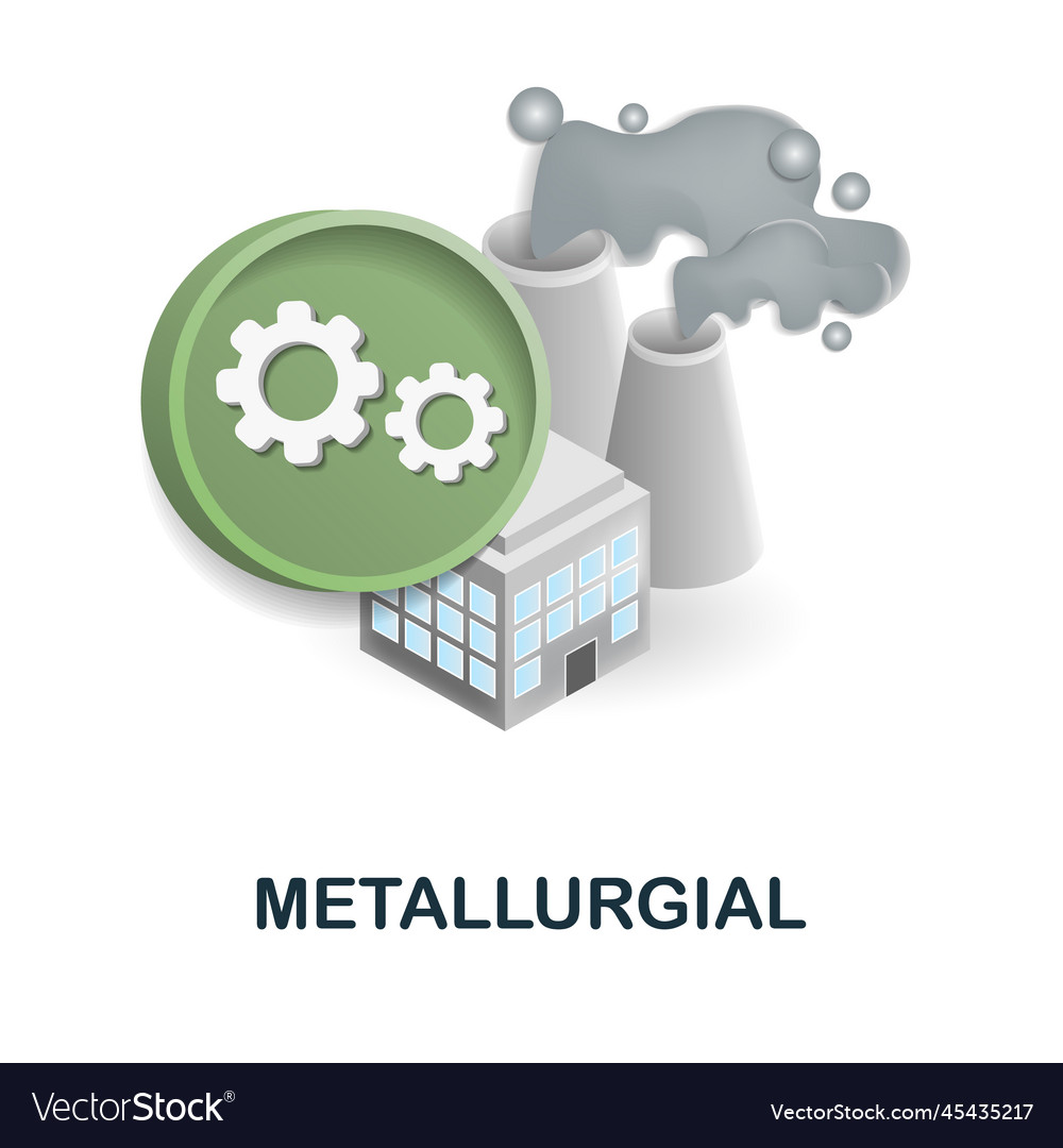 Metallurgische Ikone 3d aus der technischen Sammlung