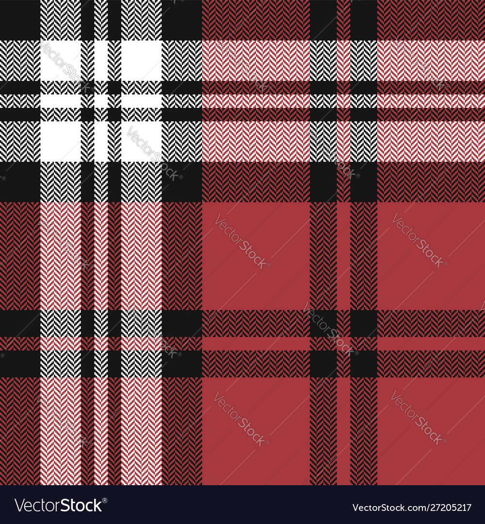 Red tartan check pattern