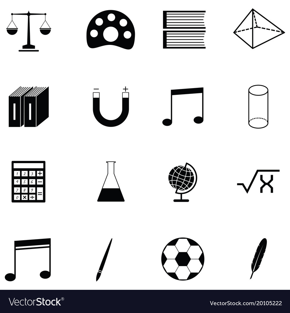 Education icon set