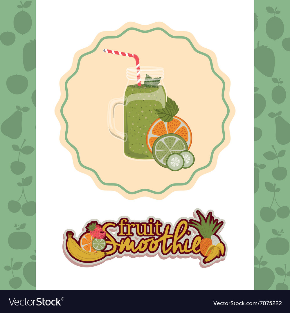 Fruit smoothie design