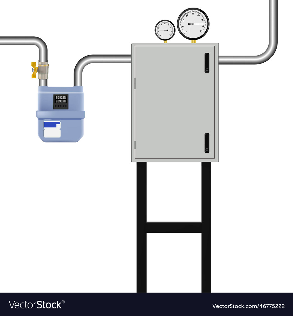 Gas equipment pipelinegas pipeline Royalty Free Vector Image