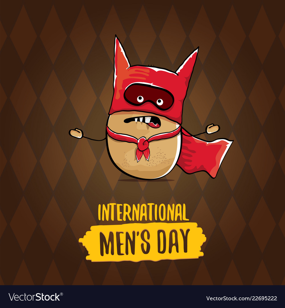 International mens day cartoon greeting