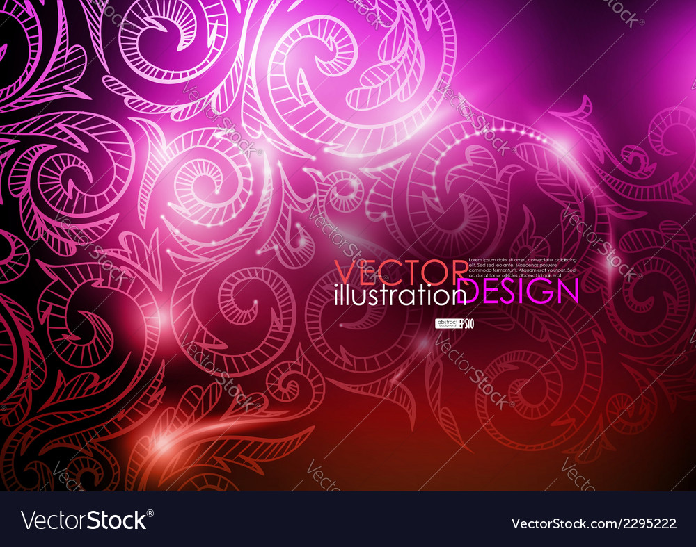 Neon pattern background