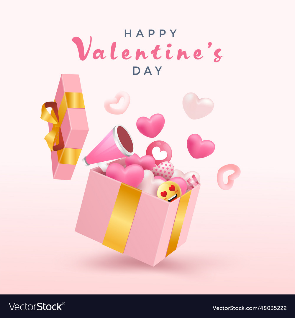 Valentines day sale background love composition