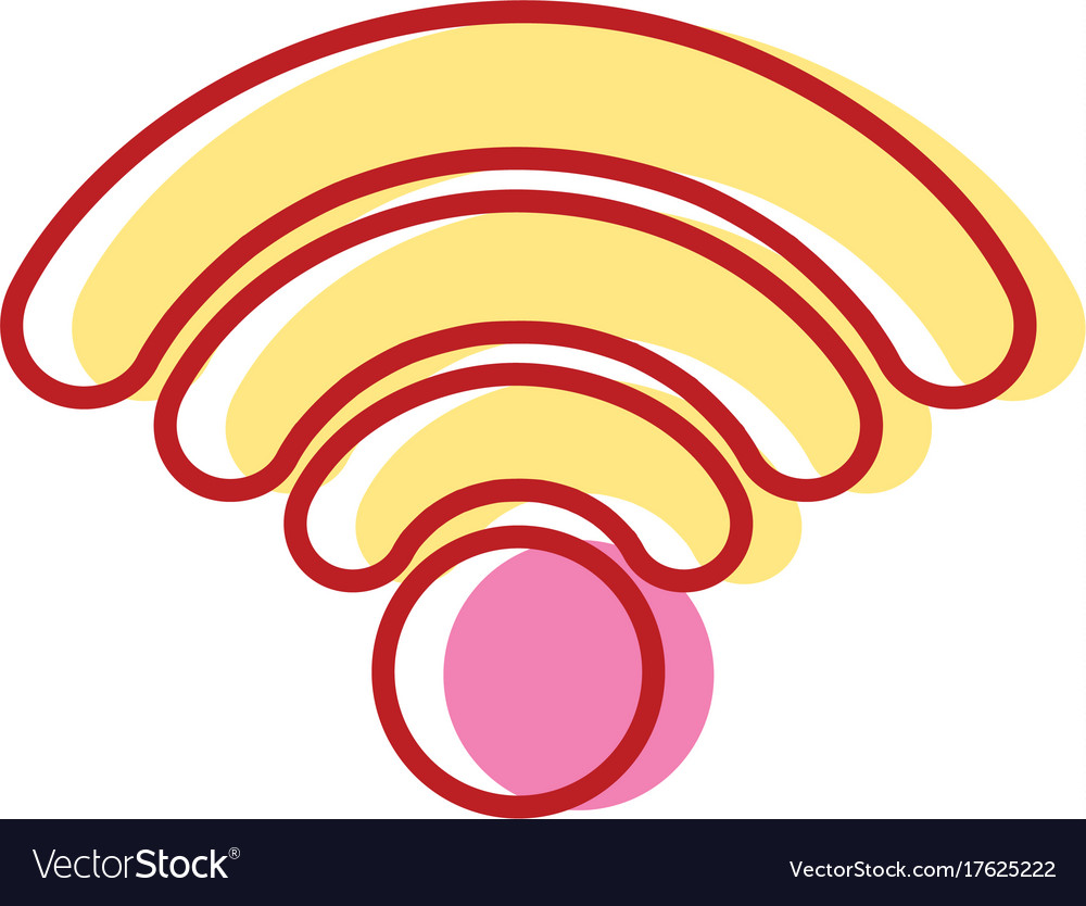 Wifi connection network digital symbol