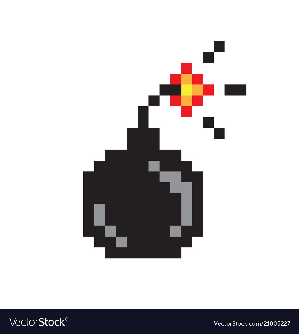 FREE pixel art bombs with animation by ankousse26