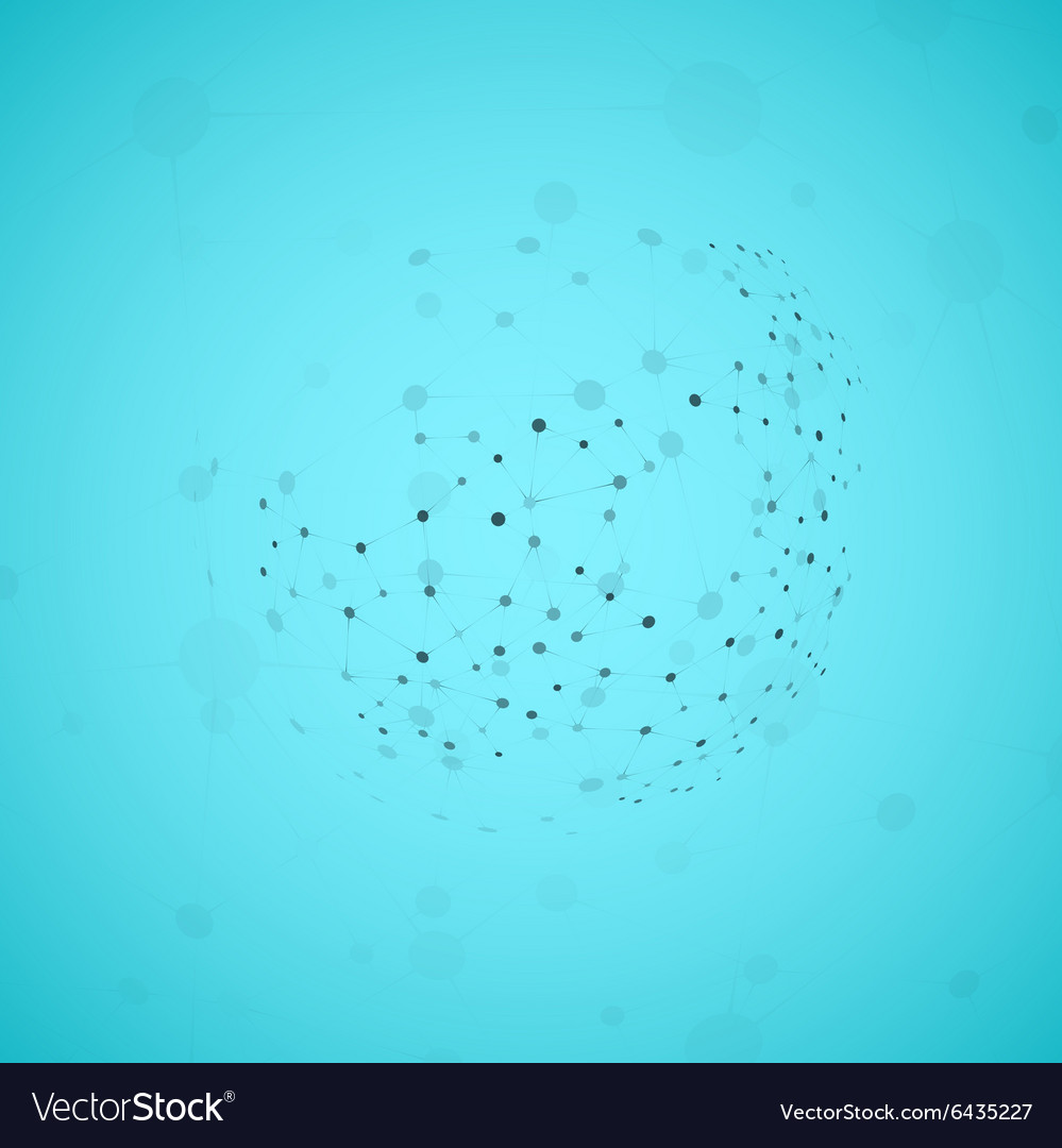 Molecular structure network connection