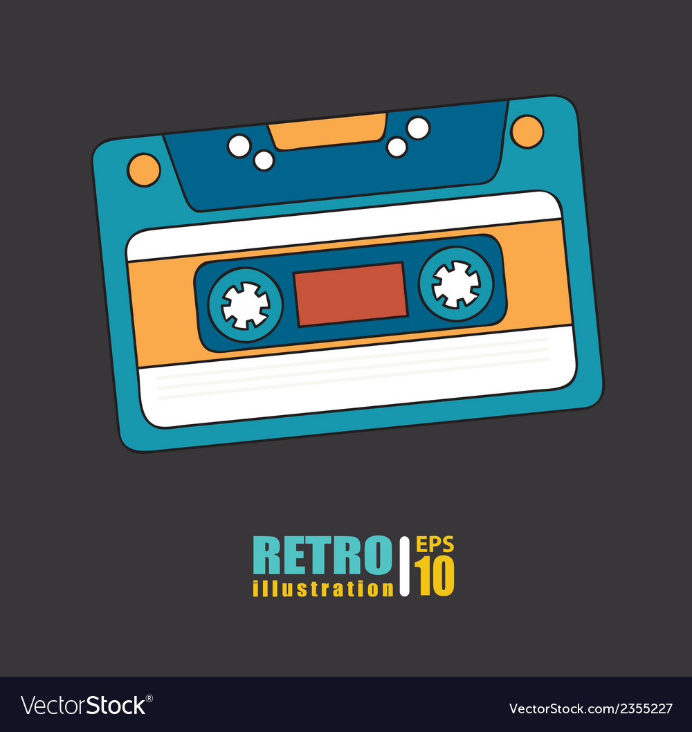 Music design over black background Royalty Free Vector Image