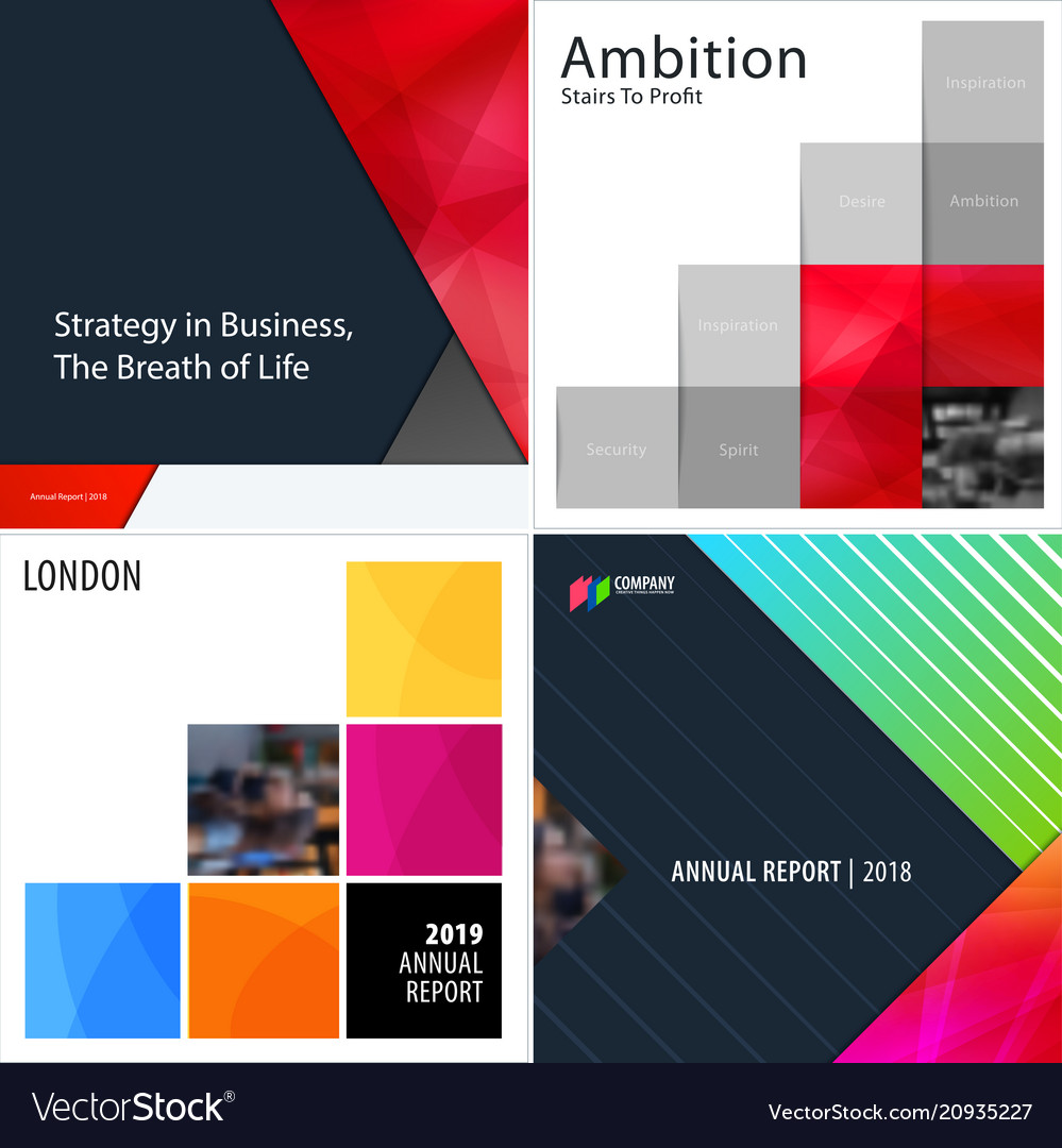 Set of abstract design for graphic template vector image Set of abstract design for graphic template