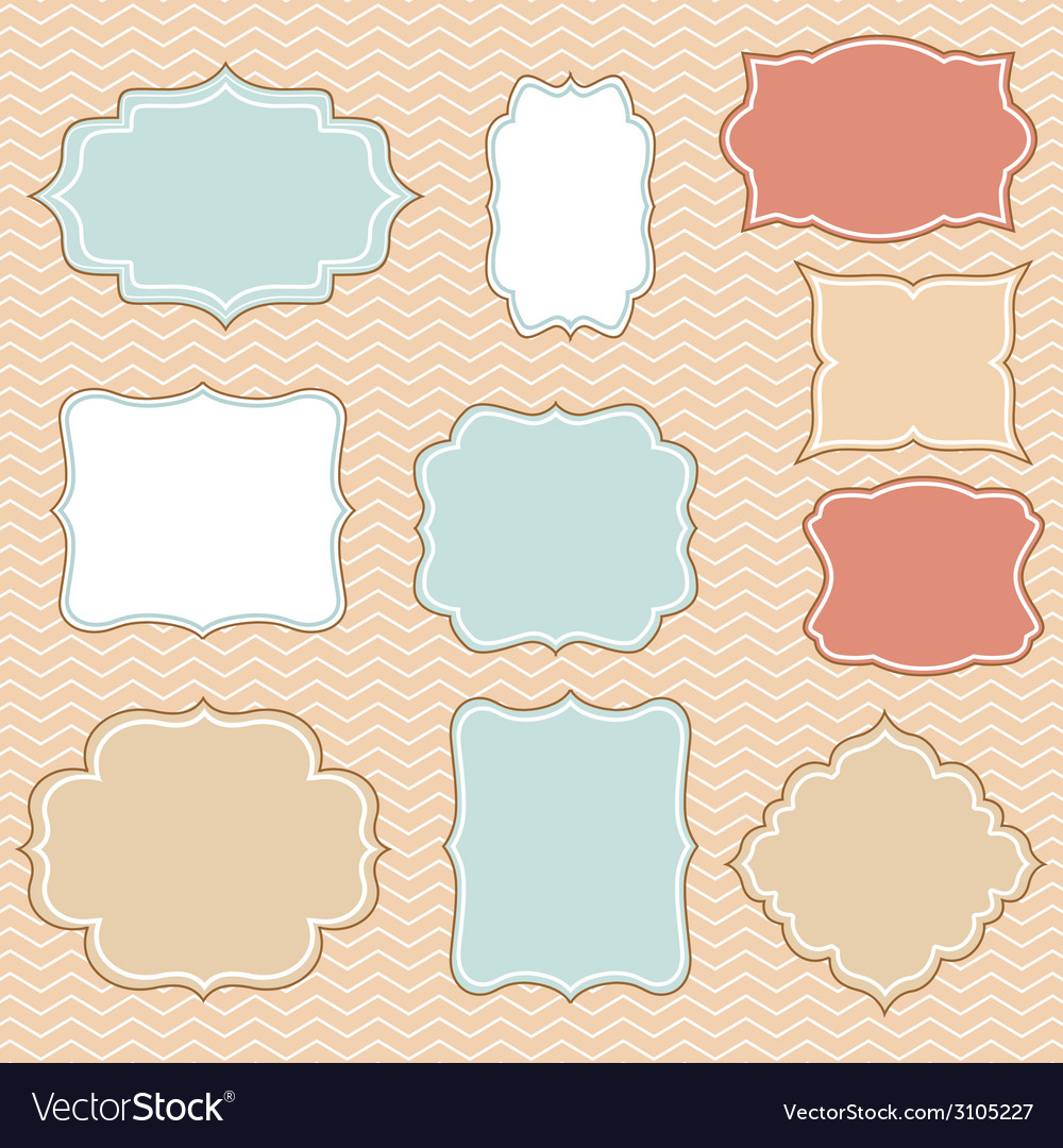 Vintage frames design