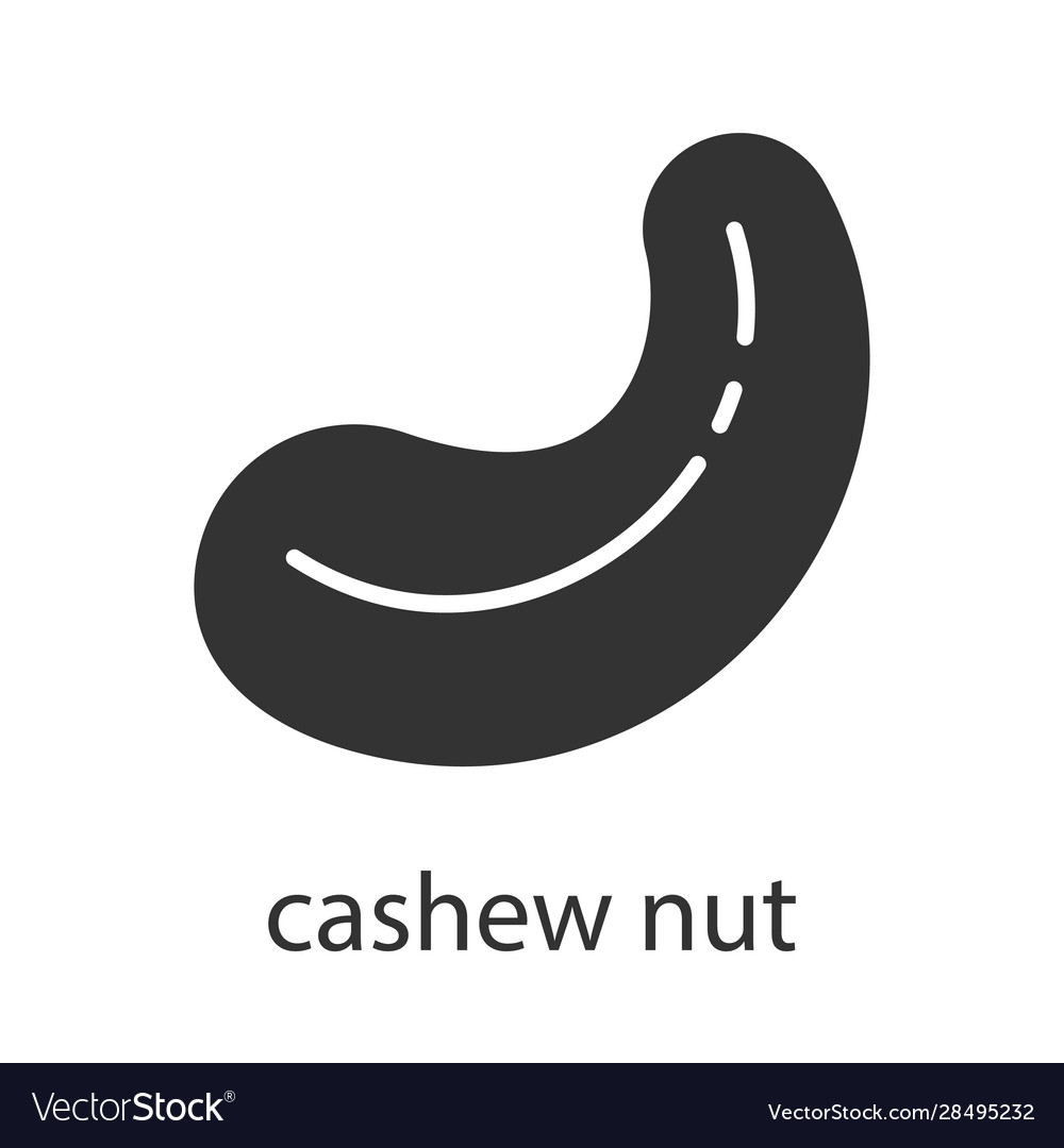 Cashew nut glyph icon