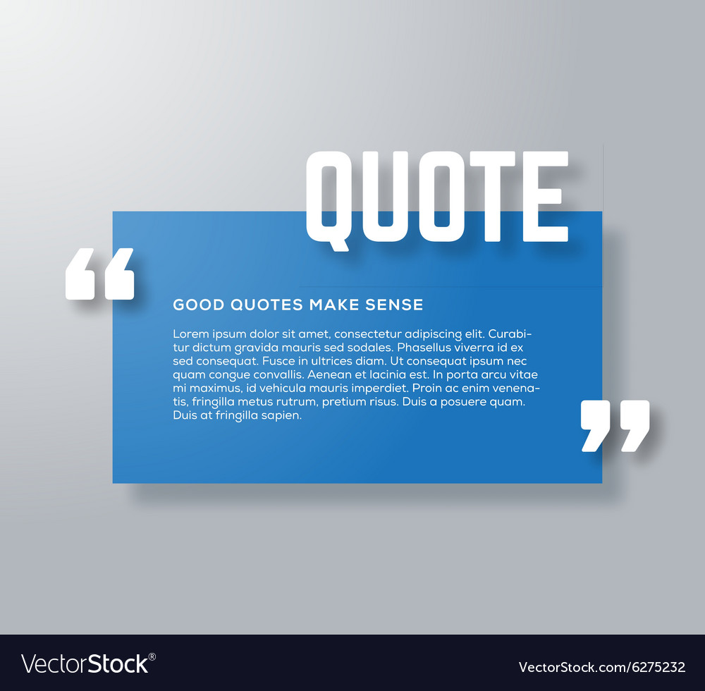 Download Rectangle Motivation Quote Template Royalty Free Vector