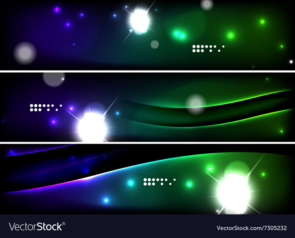 set of banner header backgrounds with place for free header backgrounds