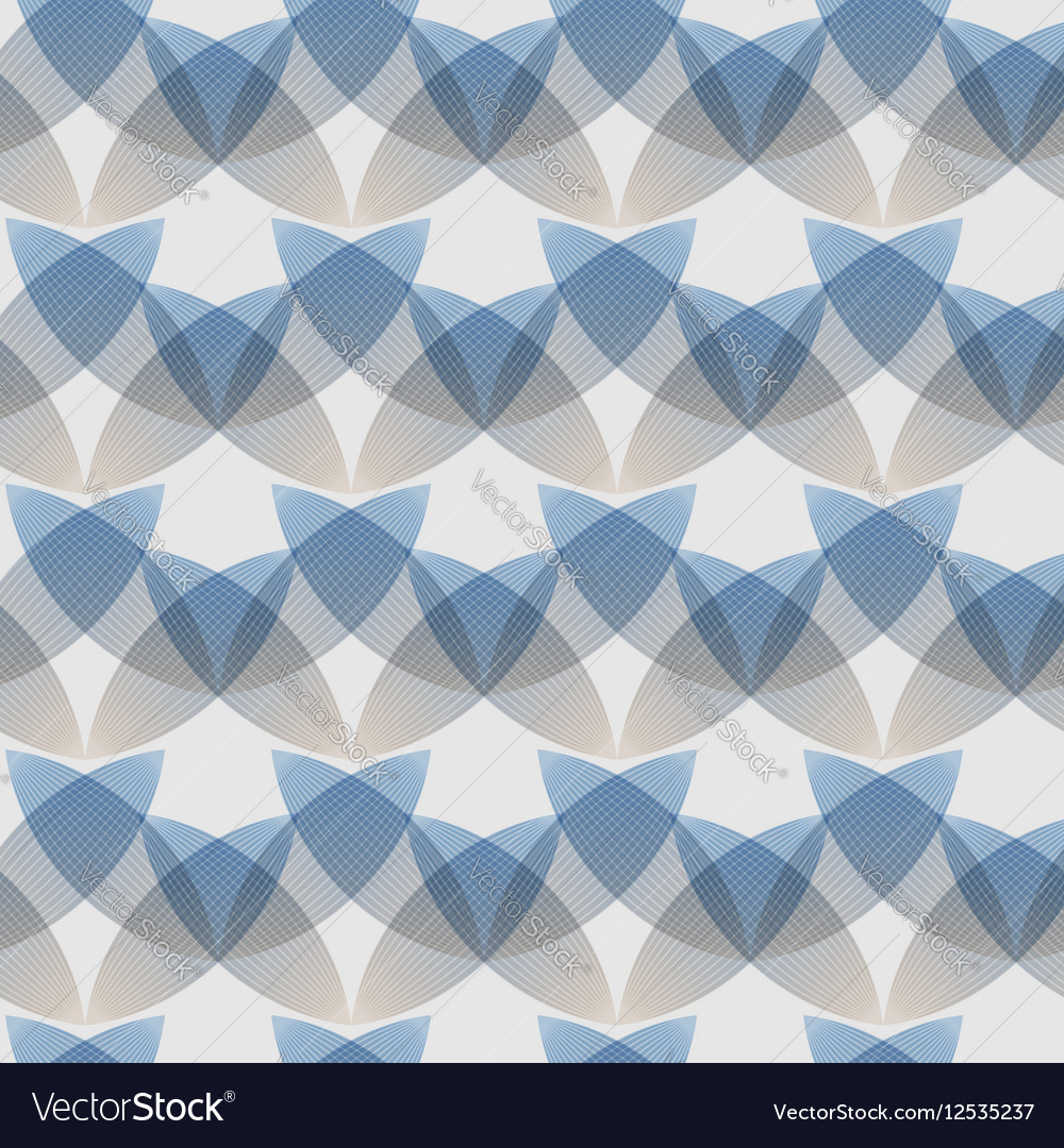 Abstract seamless blue pattern geometric shapes