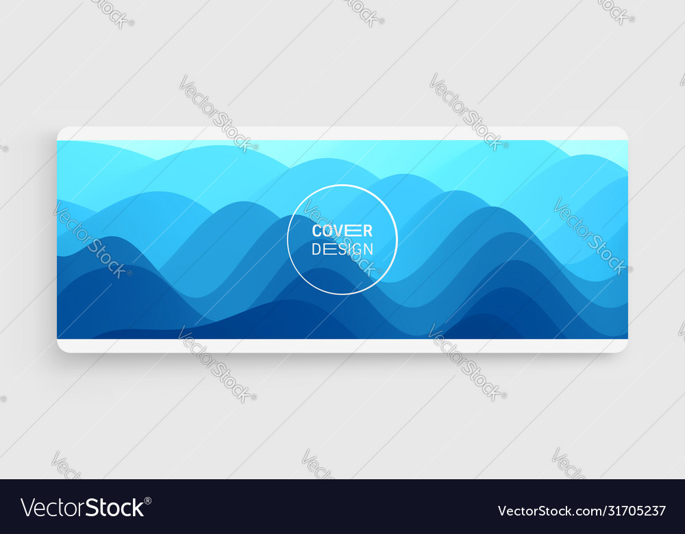 Abstract wavy background with dynamic effect vector image Abstract wavy background with dynamic effect