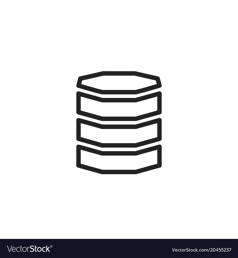 Database icon server storage symbol