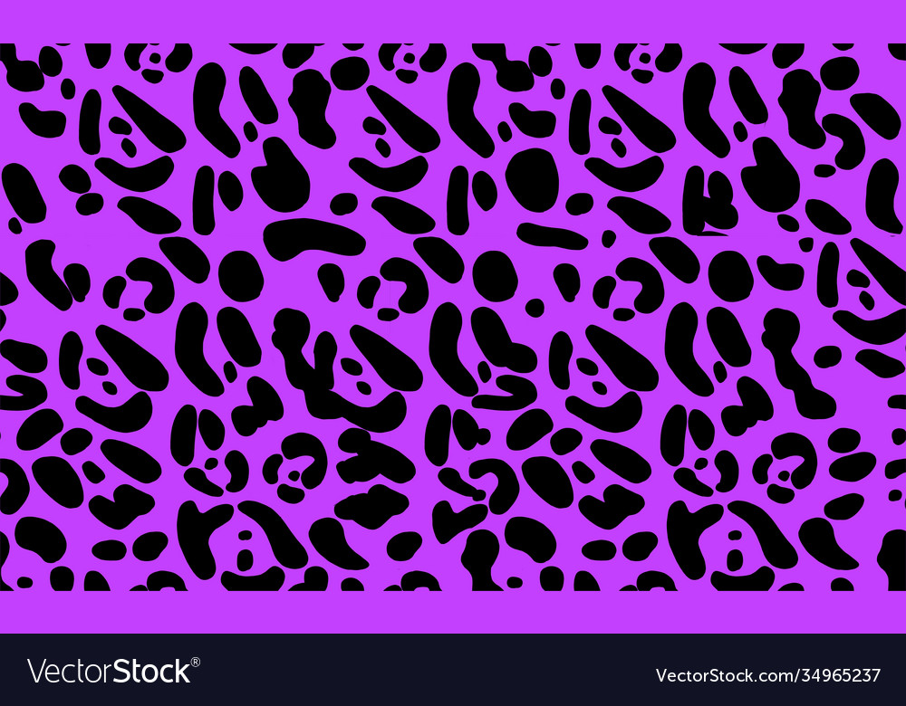 Seamless leopard pattern modern design vector image Seamless leopard pattern modern design