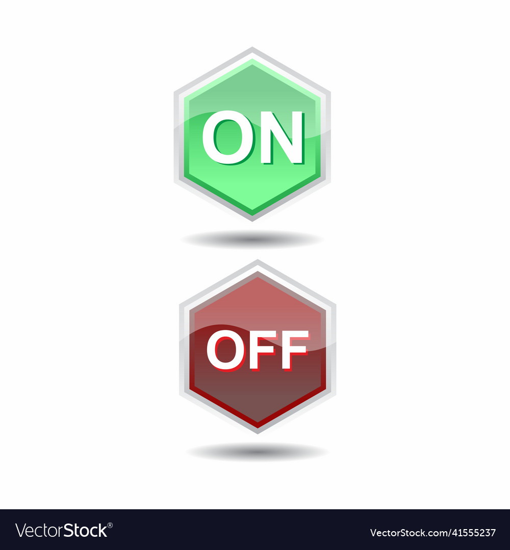 Set of website buttons
