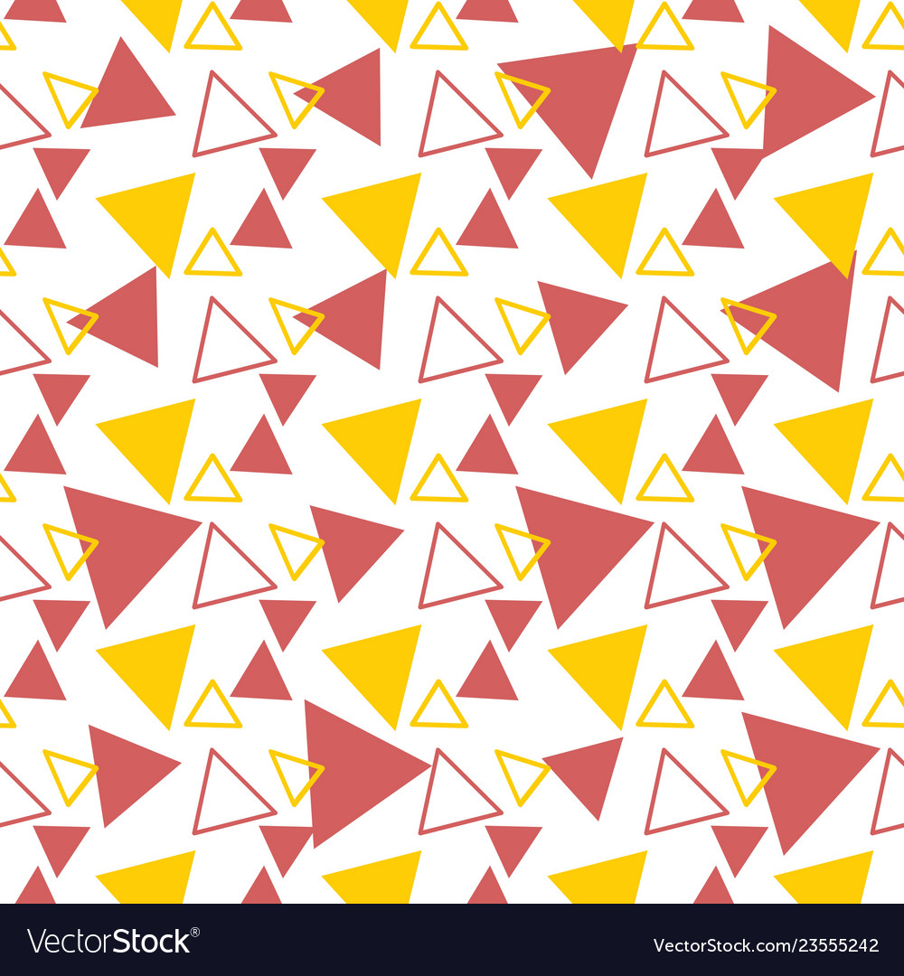 Minimal pattern design with triangle