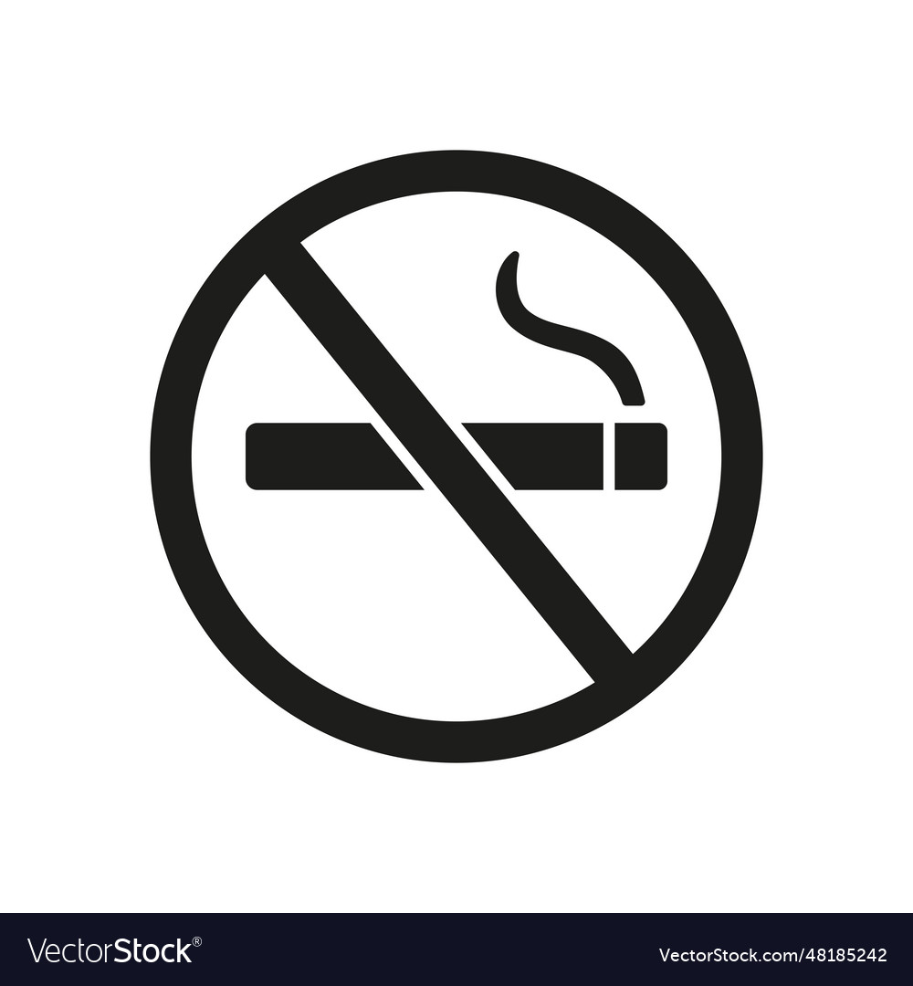 No smoking icon Royalty Free Vector Image - VectorStock