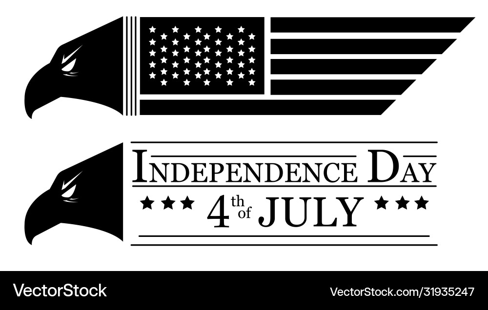 Black eagle Royalty Free Vector Image - VectorStock
