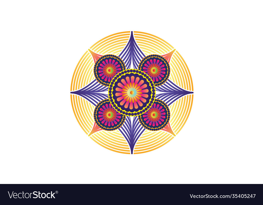 Mandala design element can be used for cards