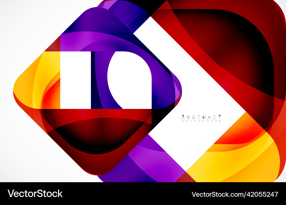 Minimal background abstract square shape Vector Image