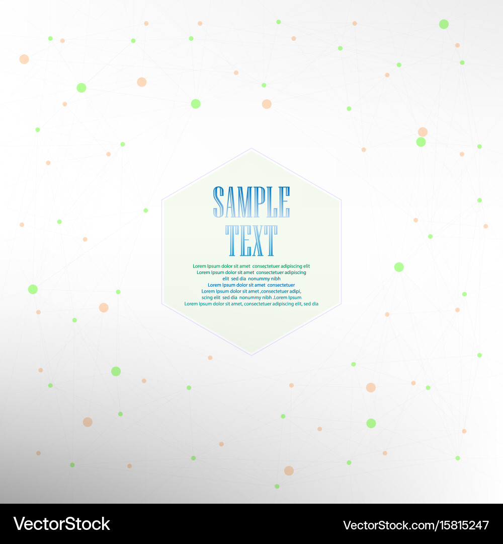 Molecule background Royalty Free Vector Image - VectorStock